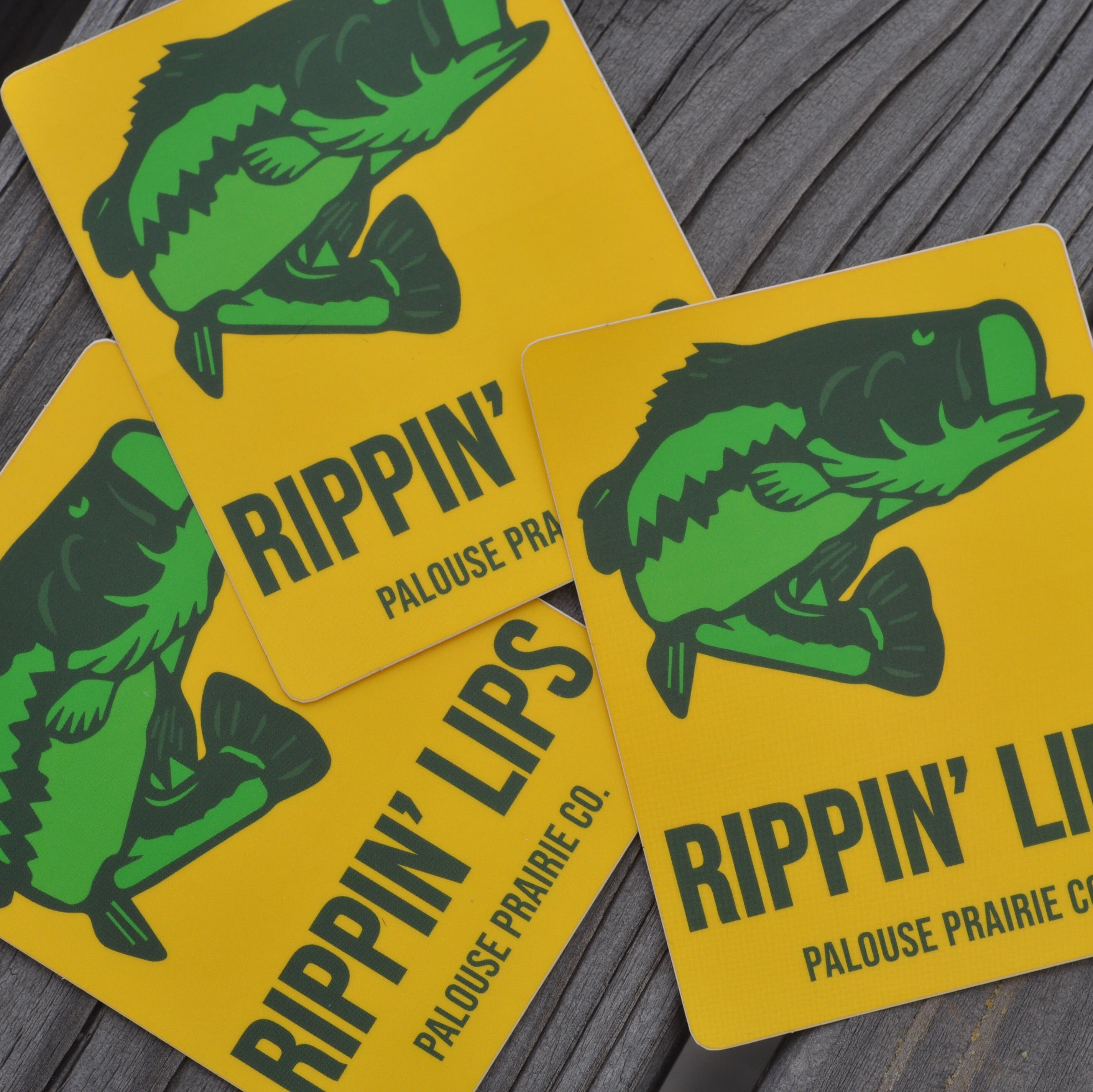 Rippin Lips Fishing Funny DieCut Vinyl Window Decal Sticker Car